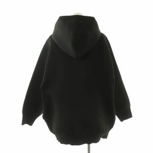 MADISONBLUE フーディプルオーバー パーカー XS ブラック