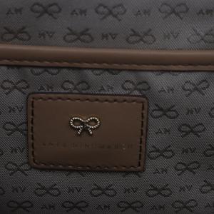 ANYA HINDMARCH Baket clutch eyes クラッチバッグ ストロー ベージュ /YO11