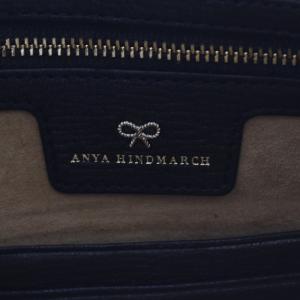 ANYA HINDMARCH GERGIANA NOCTURNAL EYES クラッチバッグ レザー ブラック