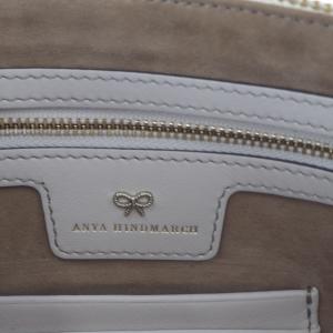 ANYA HINDMARCH GERGIANA CLUTCH クラッチバッグ レザー ホワイト