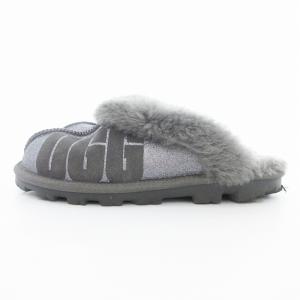 UGG コケットスリッパ サンダル 本革 レザー 23cm グレー /UO