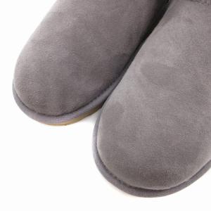 UGG クラシック ミニ II ムートンブーツ ショート丈 シープスキン ボア USA7 24.0cm グレー