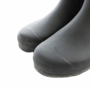 HUNTER オリジナルチェルシー サイドゴア ラバーブーツ ハイカット UK4 23cm 黒 ブラック wfs2078rma
