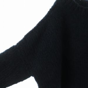 Chloe モヘア オーバーサイズ ニット セーター 長袖 XS ネイビー /HK OS