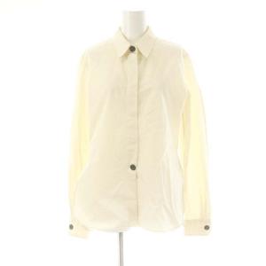 コットン 長袖 シャツ 34 アイボリー /MI OS