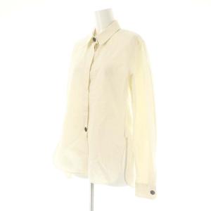 LEMAIRE コットン 長袖 シャツ 34 アイボリー /MI OS