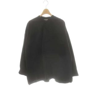 Vintage Over Shirts シャツ 長袖 バンドカラー F ブラック /DO OS