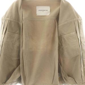 IENA カラーチノリメイクルーズブルゾン ジャケット ノーカラー 36 ベージュ /DO OS