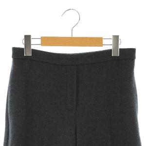 Theory WIDE PULLON FL パンツ ワイド ウール S ダークグレー /MI OS