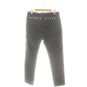 PEARLY GATES 形状記憶2層バリア機能 PGパンツ テーパード ゴルフ 4 ネイビー /HK OS