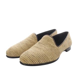 alfredoBANNISTER スリッポン ラフィア 40 ベージュ /YO22