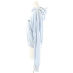 HYSTERIC GLAMOUR 24AW SPEEDSTER ショート丈パーカー FREE 水色 /MI OS