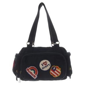 PATCH SCRATCH ミニボストンバッグ ブラック