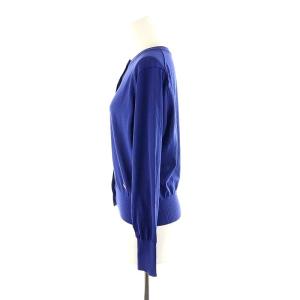BLUE LABEL CRESTBRIDGE 23SS クールファインサマーニット カーディガン 38 ロイヤルブルー /MI OS
