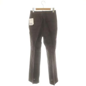 Deuxieme Classe 24SS narrow パンツ フレア リネン 34 ブラウン