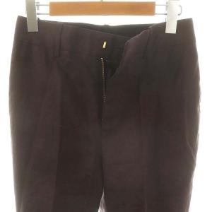 Deuxieme Classe 24SS narrow パンツ フレア リネン 34 ブラウン