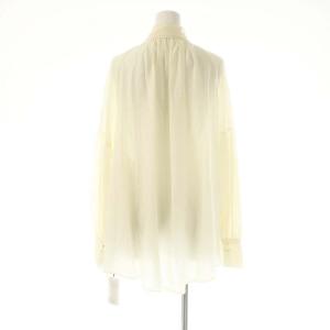 Diagram GRACE CONTINENTAL 24AW タイ付ギャザーブラウス シャツ バンドカラー 36 アイボリー /MI OS