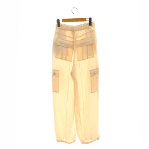 Diagram GRACE CONTINENTAL 24SS バックサテンカーゴパンツ センタープレス 36 ピンク 0324211121 /AT OS