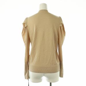 Grace Class 24SS タックスリーブニットトップ カットソー 長袖 36 ベージュ 0224143051