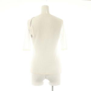 Diagram GRACE CONTINENTAL 23AW シアーリブクルーニットTOP カットソー 36 白 /MI OS