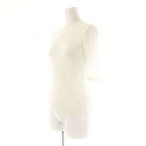 Diagram GRACE CONTINENTAL 23AW シアーリブクルーニットTOP カットソー 36 白 /MI OS
