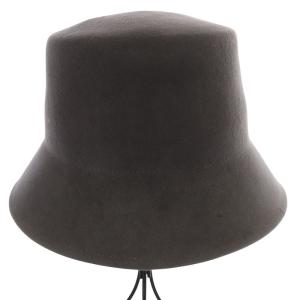 GRACE CONTINENTAL フェリシオベッキ FERRUCCIO VECCHI 24AW ウールハット チャコール /YO20