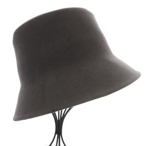 GRACE CONTINENTAL フェリシオベッキ FERRUCCIO VECCHI 24AW ウールハット チャコール /YO20