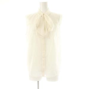 24AW チンツボウタイノースリーブブラウス インナー付き 38 白 /MI OS