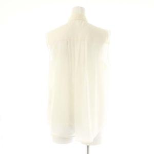 GRACE CONTINENTAL 24AW チンツボウタイノースリーブブラウス インナー付き 38 白 /MI OS