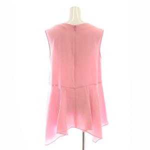 Grace Class 23SS スカーフヘムフリルノースリーブ ブラウス クルーネック 38 ピンク 0223241151 /AT