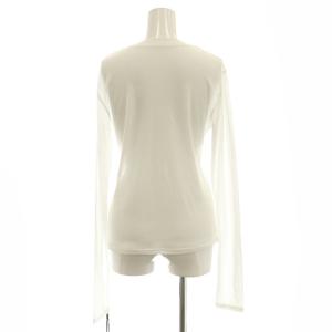 Diagram GRACE CONTINENTAL 24AW シアーテレコカットソー 長袖 シースルー 36 白 ホワイト 0324442152 /AT OS