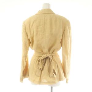 Max Mara スーツ セットアップ リネン テーラードジャケット ワイドパンツ 42 ベージュ /DF OS SH