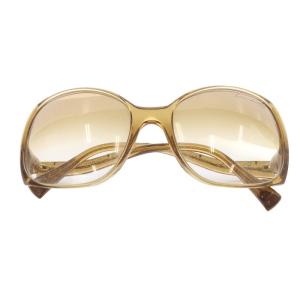 ジーナ ライトグリッター ハニー サングラス グラデーション ロゴ 5820 茶色 ブラウン Z0052E