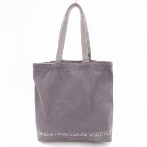 フォンダシオン 美術館 限定 トートバッグ キャンバス グレー系 /UO