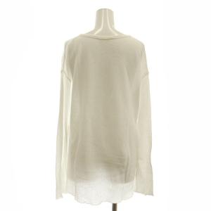 Deuxieme Classe ワッフルTシャツ カットソー 長袖 F 白 ホワイト 22070500715010 /AT OS