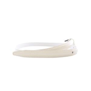 GUCCI Gロゴバックル ベルト ロゴ 白 ホワイト /SR17 OH