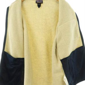 Patagonia 22991 シンチラ フリースジャケット ブルゾン M グレージュ ネイビー /ES OS