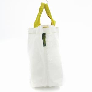 Hervé Chapelier 美品 ハンドバック マルシェバッグ 白 ホワイト /AE