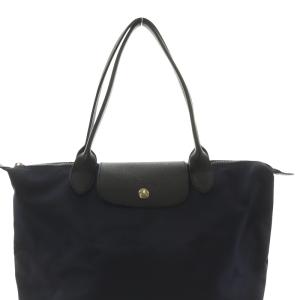 Longchamp ル プリアージュ DEPOSE ナイロン トートバッグ ハンドバッグ 紺 ネイビー /SR6