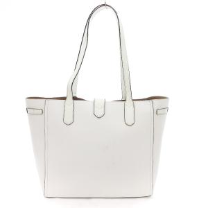 MICHAEL KORS トートバッグ レザー チャーム 白 ホワイト 35H8GT6T3L /JS