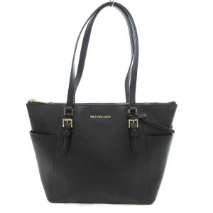 MICHAEL KORS トートバッグ ロゴ PVC 黒 ブラック 35T0GCFT7L /JS