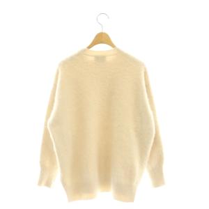 UNITED ARROWS フォックス カシミヤ クルーネックニット 23FW セーター F アイボリー 1513-104-4686