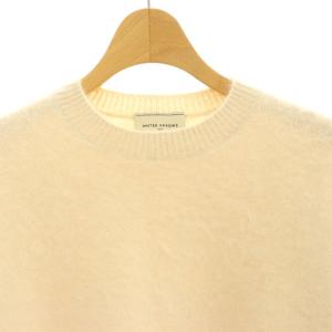 UNITED ARROWS フォックス カシミヤ クルーネックニット 23FW セーター F アイボリー 1513-104-4686
