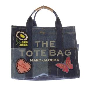 ザ トート バッグ M ワッペン トートバッグ ハンドバッグ 青 ブルー H017M06FA21 /SR31