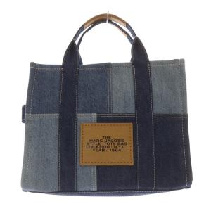 MARC JACOBS ザ トート バッグ M ワッペン トートバッグ ハンドバッグ 青 ブルー H017M06FA21 /SR31