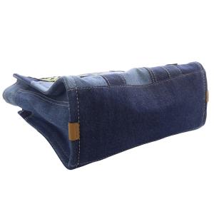 MARC JACOBS ザ トート バッグ M ワッペン トートバッグ ハンドバッグ 青 ブルー H017M06FA21 /SR31