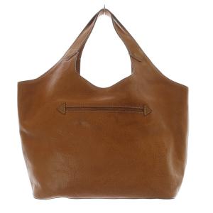 genten ユーフラテス レザートートバッグ ハンドバッグ 茶色 ブラウン /SR38