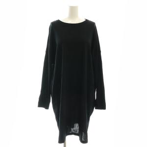 コズモラマロングスリーブプルオーバーカットソー チュニック 9 ブラック /DO OS