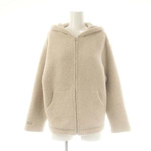 Exclusive for ロンハーマンボアフリースパーカー ジップアップ M ベージュ /DO OS