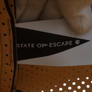 STATE OF ESCAPE Escape Blend Faded Apricot トートバッグ ハンドバッグ ネオプレン ポーチ付き